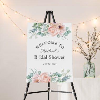 Feminine Watercolor Floral Bridal Shower Foam Board