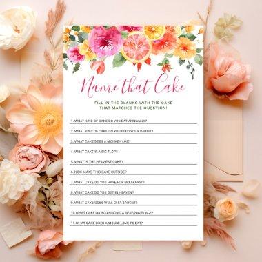 Festive Bright Flowers Citrus  Game