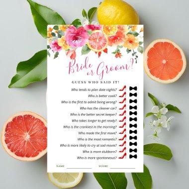 Festive Bright Flowers Citrus  Game