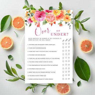 Festive Bright Flowers Citrus  Game