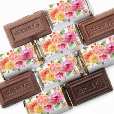 Festive Bright Flowers Slice Citrus  Hershey's Miniatures