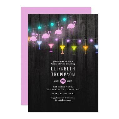 Festive String Lights Fiesta Bridal Shower Invitations