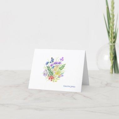 Field Flowers Thank You NoteInvitations