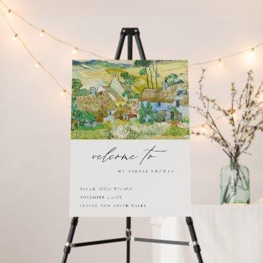 Fields Mountain Landscape Bridal Shower Welcome Foam Board