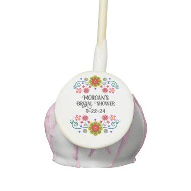 Fiesta Bridal Shower Cake Pop