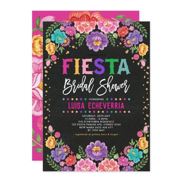 Fiesta  Mexican Flower Chalkboard