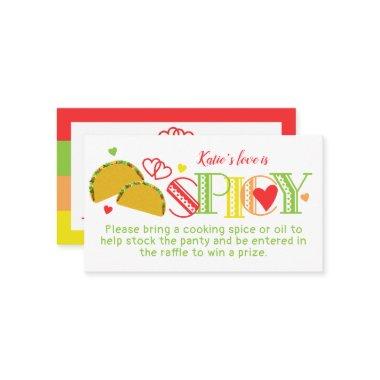 Fiesta  Tacos Spice Raffle Ticket