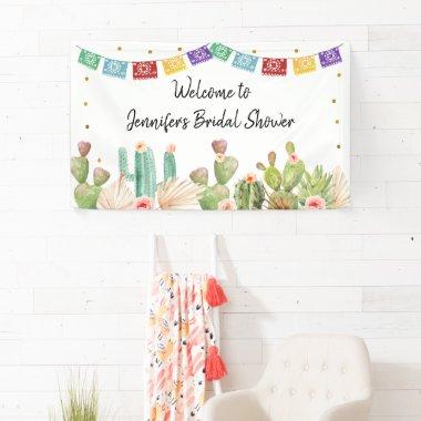 Fiesta Cactus Boho Bridal Shower Banner