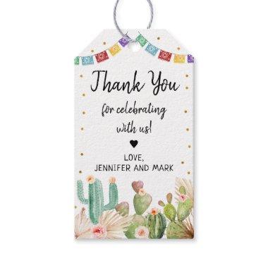 Fiesta Cactus Boho Bridal Shower Gift Tags