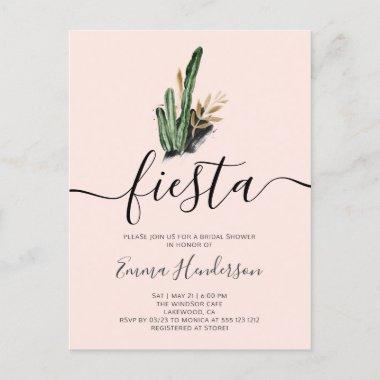 Fiesta Cactus Bridal Shower Invitation PostInvitations