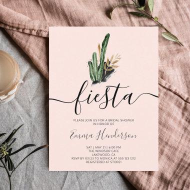 Fiesta Cactus Bridal Shower Invitation PostInvitations