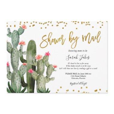 Fiesta Cactus Shower by Mail Invitations