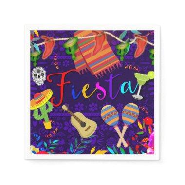 Fiesta Celebration Birthday Party Cinco De Mayo Napkins