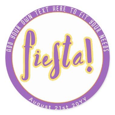 FIESTA CLASSIC ROUND STICKER