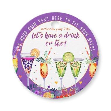 FIESTA Cocktails Custom Favor Tags