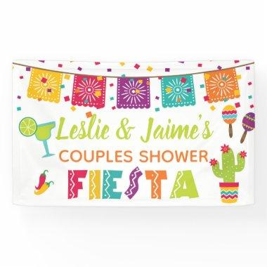 Fiesta Couples Shower Banner - White Background