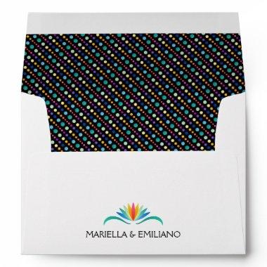 Fiesta Dots Wedding Envelope