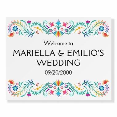 Fiesta Floral Birthday Shower Wedding Foam Board