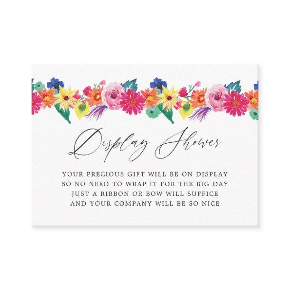 Fiesta Floral  Display Shower Enclosure