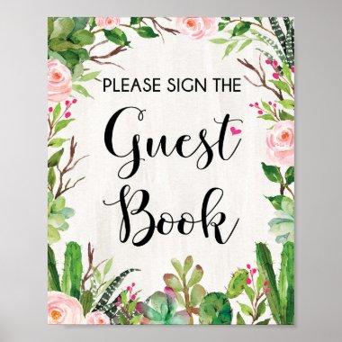 Fiesta Guest Book Sign Baby Shower Bridal Shower