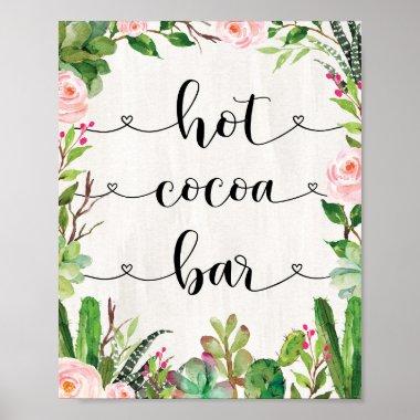 Fiesta Hot Cocoa Bar Bridal Shower Birthday Decor