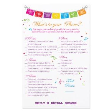 Fiesta Mexican Bridal Shower Game PRINTED