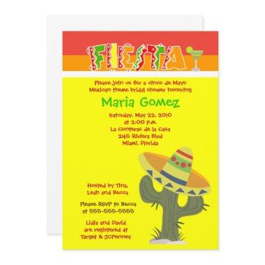 Fiesta Mexican Theme  Invite