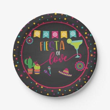 Fiesta of Love Wedding Shower Party Plate