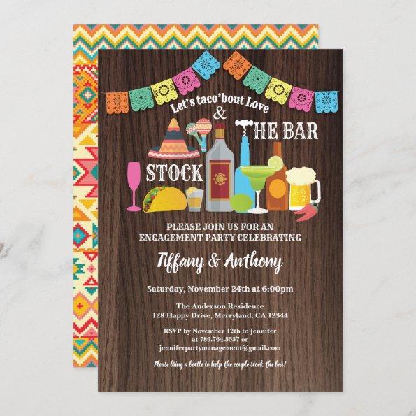 Fiesta stock the bar Invitations couples shower