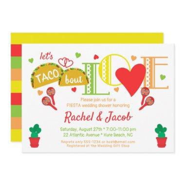 Fiesta Taco Bout Love Bridal Shower Invitations