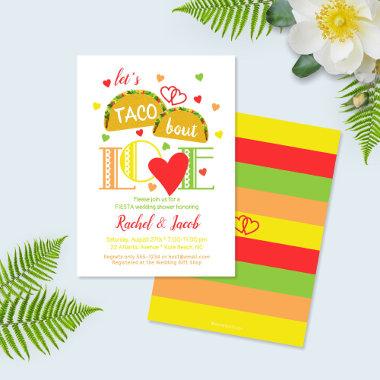 Fiesta Taco Bout Love Bridal Shower Invitations