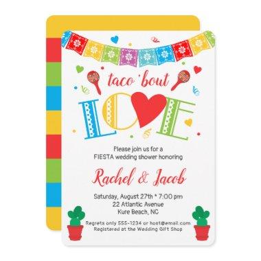 Fiesta Taco Bout Love Bridal Shower Invitations