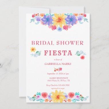 Fiesta | Watercolor Bridal Shower Invitations