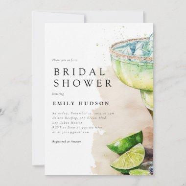 Fiesta Watercolor Bridal Shower Invitations