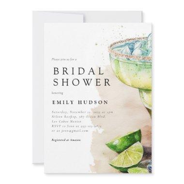 Fiesta Watercolor Bridal Shower Invitations