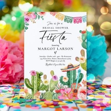 Fiesta Watercolor Cactus Mexican
