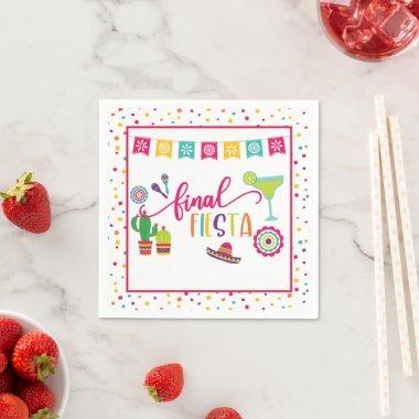 Final Fiesta Bachelorette Party Napkin - WH