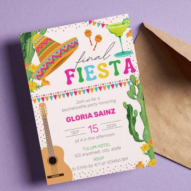 Final Fiesta Mexican Vibrant Bachelorette Party