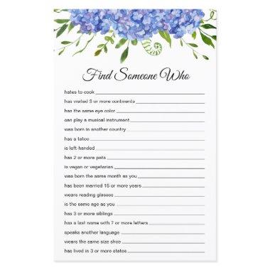 Find Someone Who Paper Sheet