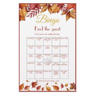 Find the Guest Bingo  Game  Flyer