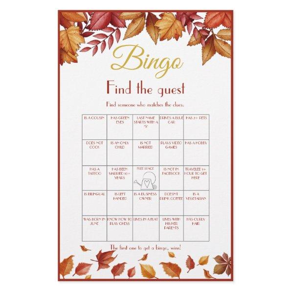 Find the Guest Bingo  Game  Flyer