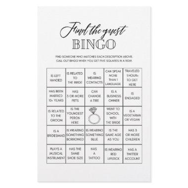 Find the guest bingo  game flyer