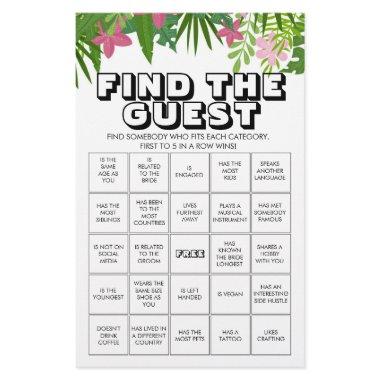 Find the Guest Bingo Game
