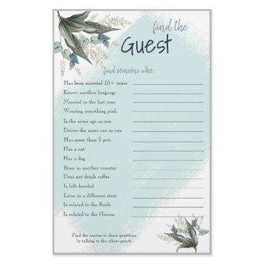 Find the Guest Bridal Game  Flyer