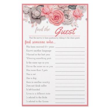 Find the Guest Bridal Game  Flyer
