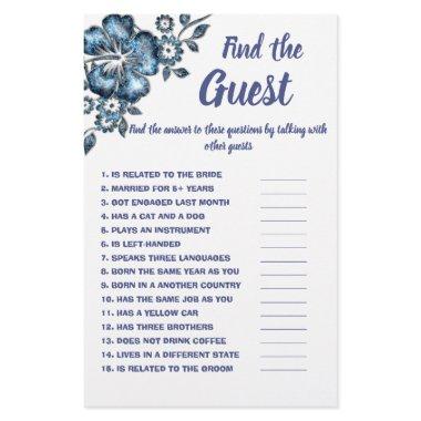 Find the Guest  Game  Blue Flower Flyer