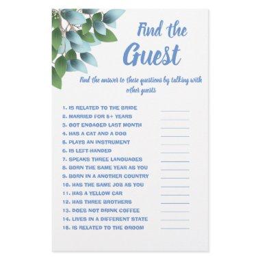 Find the Guest  Game  Eucalyptus Flyer