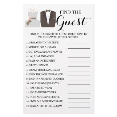 Find the Guest  Game  Flyer