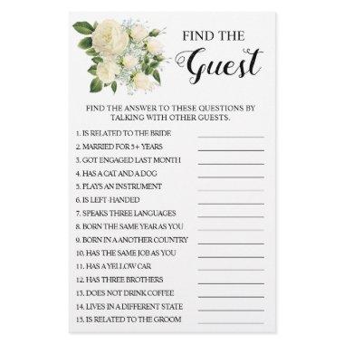 Find the Guest  Game  Flyer