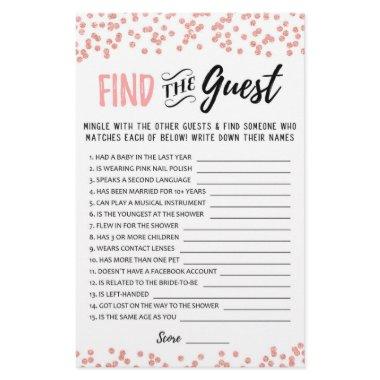 Find the guest  or Hen Party game